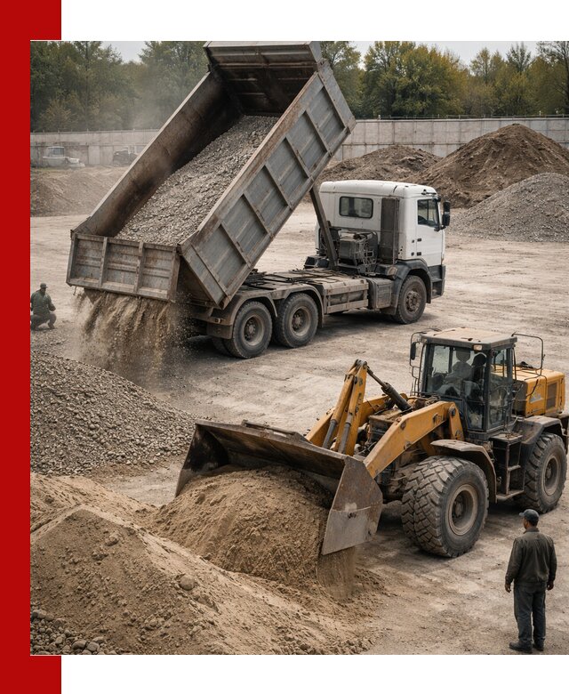 Перевозка сыпучих грузов самосвалами и бортовыми в Великих Луке