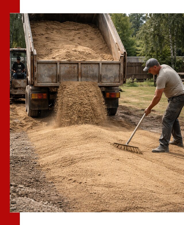 Отсыпка участка песком в Великих Луке быстро и качественно
