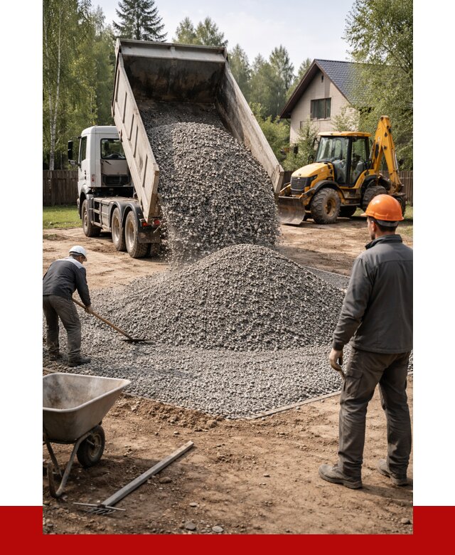 Отсыпка участка щебнем в Великих Луке от 6719 р. ПРОНЕРУДВкл