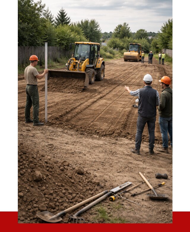 Планировка участка грунтом в Великих Луке от 4652 р ПРОНЕРУДВкл