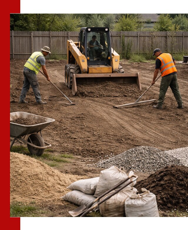 Выравнивание участка под строительство и благоустройство в Великих Луке