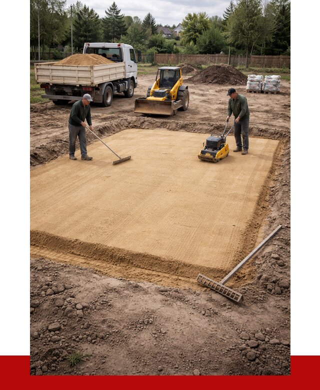 Устройство песчаной подушки в Великих Луке от 4652 р. ПРОНЕРУДВкл